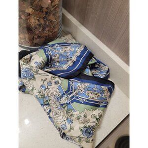 Marisol Deluna New York Hamilton 1812 City Seal Silk Scarf  Rare Multicolor